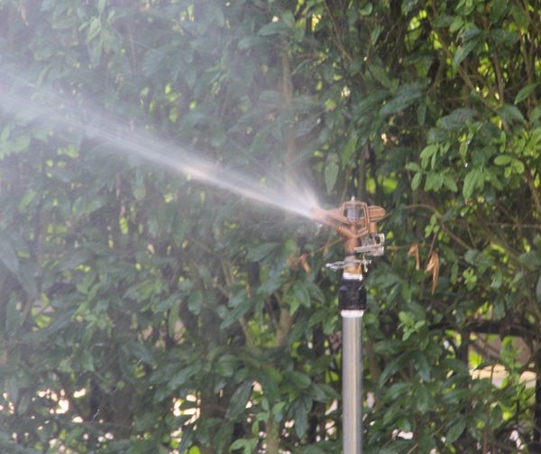 Schlagregner im Einsatz