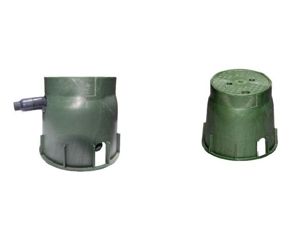 Komplette Wasserverteilung mit Steuerung, eine Sektion, Batterie betrieben